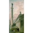 thumbnail image 2 of Robert, Hubert 17x32 White Modern Wood Framed Museum Art Print Titled - Roman Obelisk, 2 of 4