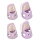 thumbnail image 5 of Qukaim Protector de dedos de silicona para dedal, 4 unidades, color morado, protector elástico para punto de cruz, bordado, dedal de costura a mano, acolchado, tejido, 5 of 5