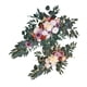 thumbnail image 2 of Guirnalda de flores artificiales para centro de mesa, hojas rústicas, flores artificiales para Violeta, 2 of 7