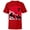 Red, variant on Disney Racing 7th Birthday 7 Years Old Mickey Mouse Race Car - Short Sleeve T-Shirt for Kids - Customized-White