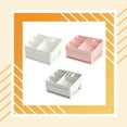 thumbnail image 4 of Seitruly Estuche desmontable Rejilla de almacenamiento de maquillaje Exhibidor de joyas Cosméticos de escritorio Organizador de cajones Bolsas de maquillaje Blanco, 4 of 6