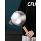 thumbnail image 5 of Stainless Steel Snow Flat Pot With Wooden Handle For Home Cooking, Thickened Multifunctional Stew Pot, Compatible With Induction Cooker, Milk Pot, 5 of 5
