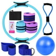 thumbnail image 1 of Fiudx Set de Yoga, Paquete Completo de Pilates con Aro Mágico, Bandas para Glúteos y Pelota de Yoga de 25 Cm para Estiramientos. Solución de Fitness para El Hogar, Ideal para Todos Los Niveles., 1 of 2