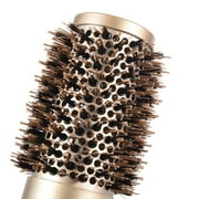 Boar Bristles Round Hair Brush, Nano Thermal Ceramic & Ionic Tech & Anti-Static, Roller Hairbrush for Blow Drying, Curling, Straightening, Add Volume & Shine