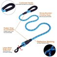 thumbnail image 3 of Strong Nylon Dog Leash Rope with Comfortable Padded Handle Training Lead for Medium and Large Breeds Dogs - Heavy Duty 5ft Long (Blue), 3 of 5