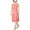 Pink - coralsand, variant on maison Jules Womens High-Low Fit & Flare Dress, Blue, X-Large