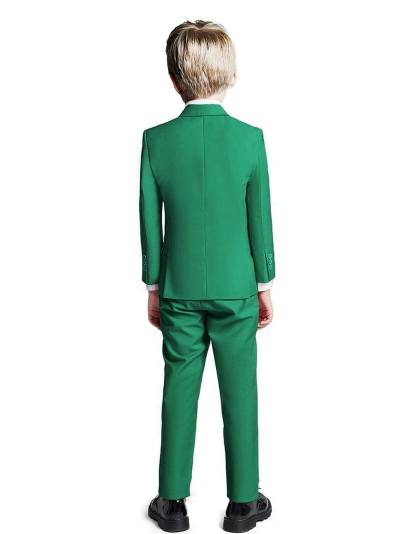 Visaccy Boys Ring Bearer Suits Boy's Tuxedo Kids Suit Set Formal