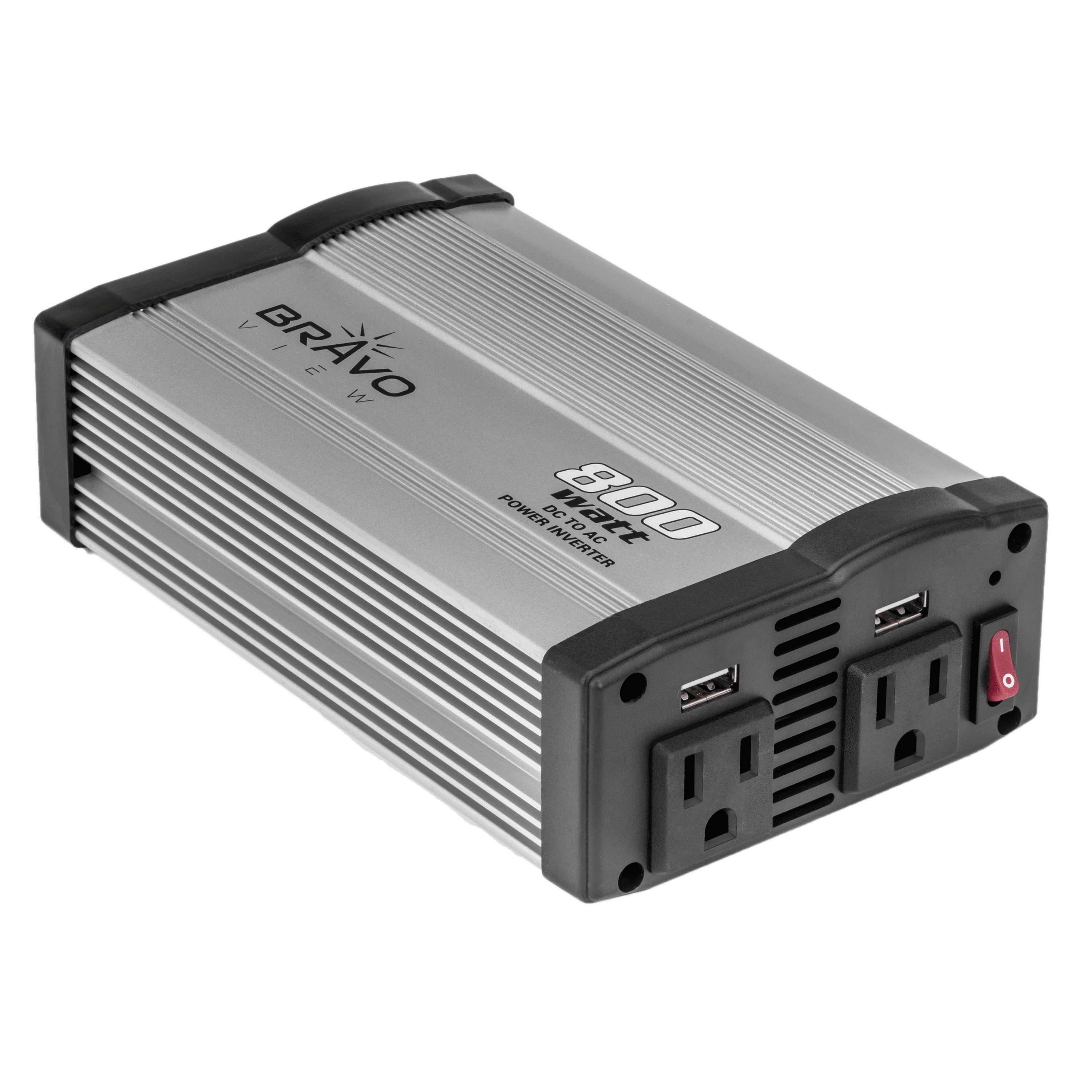 Bravo View INV800U 800Watt Power Inverter with Dual USB Charging