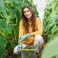 thumbnail image 7 of HOMEIORA Womens Gardening Weeding Working Gloves, Leather Garden Glove for Women Thorn Proof No Stab for Digging, Planting, Pruning, M, 1 Pair, 7 of 7