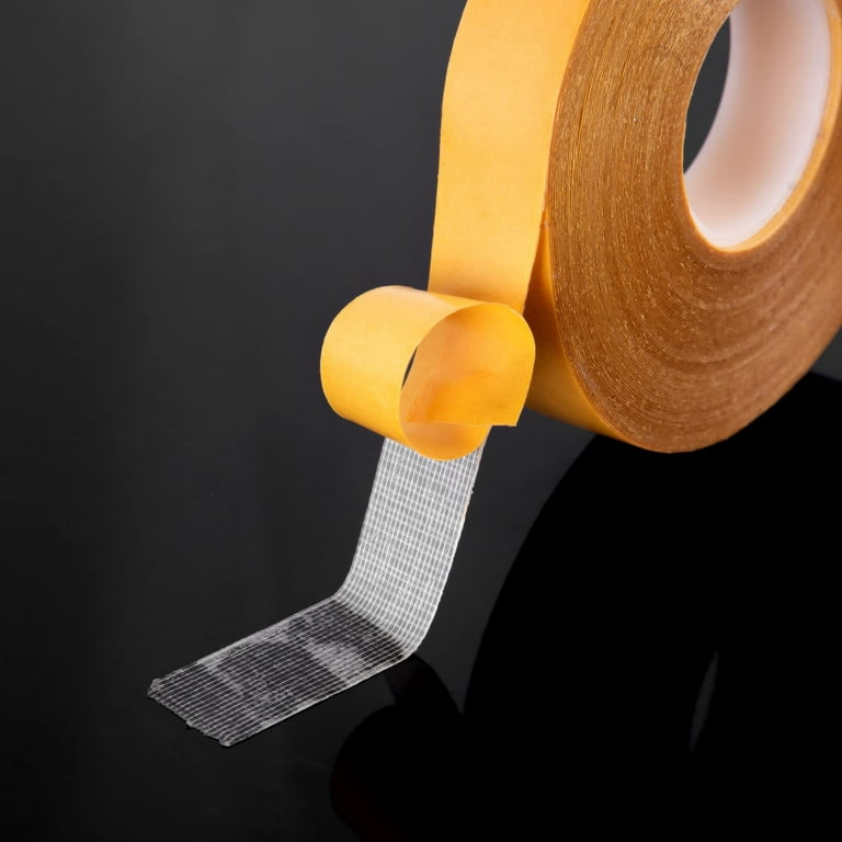 wofedyo packing tape double sided fabric tape heavy duty durable duct cloth  tape easy to without super sticky for carpets rugs and clothing etc 