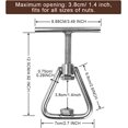 thumbnail image 2 of Stainless Steel Nutcracker Nutcracker Tongs Heavy Duty Nutcrackers Walnut Cracker Tongs Metal Nutcracker Opener Tool for Macadamia Nuts, Hazelnuts, Almonds, Pecans, 2 of 5