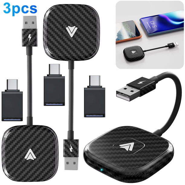 Adaptador Inalámbrico Android Car CarPlay USB C Dongle para Android Car Radio