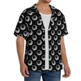 thumbnail image 4 of Cauagu Golf Balls Men's Short Sleeve Button Down Hawaiian Shirt for Men Bowling Shirts Casual Summer Beach Shirt,X-Large, 4 of 6