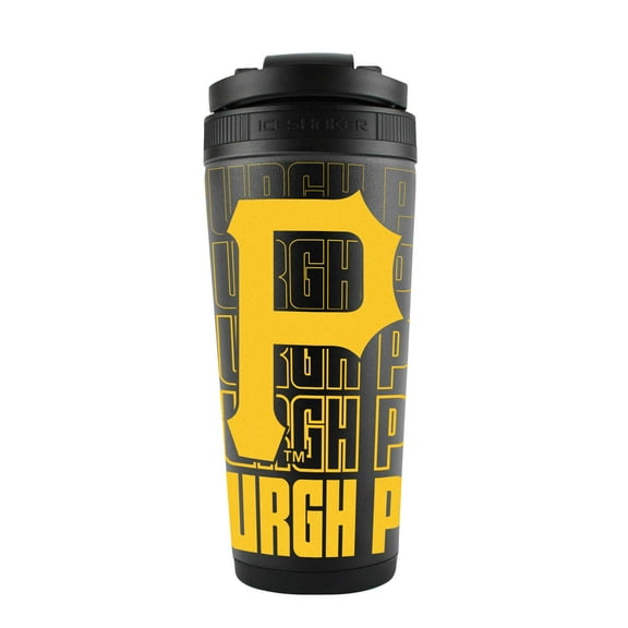 Pittsburgh Pirates 26oz. 4D Stainless Steel Shaker Bottle