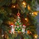 thumbnail image 5 of ELEVENTIME - Adornos colgantes para árbol de Navidad, diseño de perro, para colgar en el árbol de Navidad, manualidades, coleccionables, para fiestas en casa, regalos, liquidación, ofertas de hoy, 5 of 5