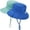 Blue & Green, variant on 2 Packs Baby Sun Hat Adjustable - Toddler Kids Wide Brim Bucket Hat UPF 50+ Summer Play Hat with Chin Strap