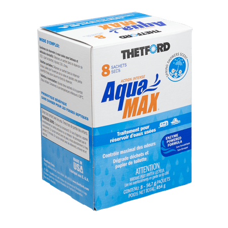 Thetford AquaMax Spring Showers 8-pack Dry Holding Tank Treatment
