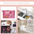 thumbnail image 4 of Jabonera de viaje, 1 jabonera de plástico, jabonera portátil con tapa para baño, lavabo, viaje JAMW Sencillez, 4 of 4