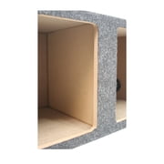 Car Audio Dual 12 Sealed Square Sub Box Enclosure fits Kicker L7 Subwoofer