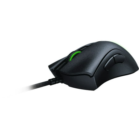 Razer - DeathAdder V2 Wired Optical Gaming Mouse with 8 Programmable Buttons - Black