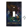 thumbnail image 2 of Don't Tread On Me Eagle Snake Plastic Wall Decor Toggle Light Switch Plate Cover, 2 of 4