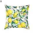 thumbnail image 2 of Cheer.US Summer Lemon Pillow Covers Buffalo Check Summer Outdoor Decorations Farmhouse Throw Pillowcase Linen Cushion Case Home Decor for Spring Summer-18x18 Inches, 2 of 7