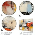thumbnail image 3 of Designart "composition Rhythm" Abstract Collages Metal Wall Decor, 3 of 5