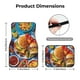 thumbnail image 5 of Fotbe Vibrant Picnic Food Spread Juego de 4 Tapetes para Auto con Estampado – Alfombrillas de Goma Reforzada, Diseño Antideslizante, Protección para Todo el Año – Vehículos, Autos, Camionetas y SUVs, 5 of 7