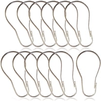 Shower Curtain Rings Hooks 12 pk Metal Shower Ring