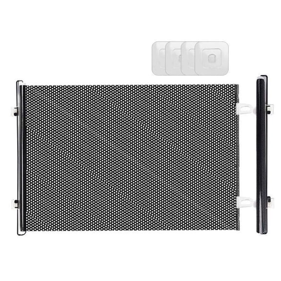 Expandable Pet Barrier Gate Adjustable Width Dog Cats Safety Door For Home Doorways