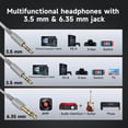 thumbnail image 3 of OneOdio Audífono Over Ear Pro-10 para DJ con cable Plata, 3 of 4