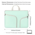 thumbnail image 2 of EFINNY Waterproof Neoprene 16" Laptop Sleeve, Green, 2 of 8