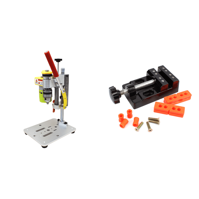 Minimáquina Perforadora Banco B10 Mini Taladro Escritorio Prensa Herramientas Metal Y DIY
