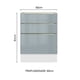 thumbnail image 2 of Gabinete Bajo Cocina Madesa Lux 3 Cajones Sin Encimera 81 cm de altura x 60 cm de anchura x 60 cm de profundidad, 2 of 5