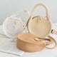 thumbnail image 2 of Zhuge Bolso de hombro tejido para mujer, bolso de mano tejido, bolso de mano tejido elegante para playa de verano, bolsos de hombro de 7,87 x 7,87 pulgadas (beige), 2 of 5