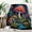 Mushroom, variant on Mushroom Blanket Throw Gift for Men Women, Plush Hippie Mushroom Fleece Blanket for Decor, Fuzzy Flannel, 60x80 inches, 310 GSM, No Pilling, Single Sided Printed