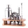 thumbnail image 1 of Amdohai 16 PCS Cocktail Shaker Set with Wood Stand 23.7oz Stainless, 1 of 7