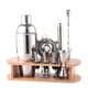 thumbnail image 1 of Juego de Coctelera de 16 Piezas con Soporte de Madera Yeacher Acero Inoxidable 700ml, 1 of 8
