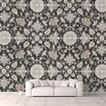 thumbnail image 2 of IDEA4WALL 6pcs Vintage Flowers Peel and Stick Wallpaper Removable Wall Murals Large Wall Stickers for Home Decoration, 100"x24", 2 of 4