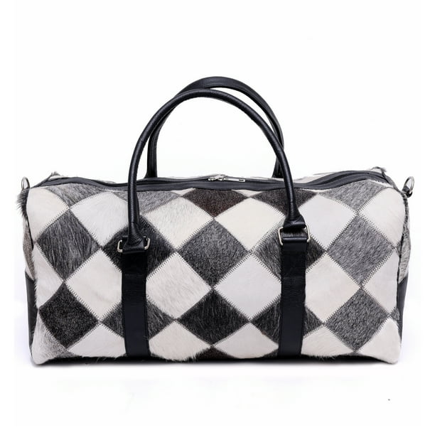 Cowhide travel bag deals