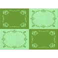 thumbnail image 1 of Ahgly Company Machine Washable Indoor Rectangle Transitional Jade Green Area Rugs, 5' x 7', 1 of 7