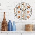 thumbnail image 3 of BZSMCE Decorative Wall Clock Size：25cm Ribbon Floral Border Pattern, 3 of 10