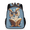 Black, variant on Jiaoprinted Adult Country Rustic Forest Deer Travel Backpack, Casual Daypack with Adjustable Shoulder Straps, Wildlife Laptop Backpack
