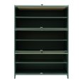 thumbnail image 6 of 7-Tier Freestanding Shoe Cabinet,Bamboo Composite,3 Fold-Doors,Plastic Handles,Sturdy Build,31.5x12.6x41.7in,for Home Storage, 6 of 21