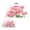 Tulips In Full Bloom, variant on Square Picnic Mat Waterproof Non-Slip Outdoor Mat Portable Carry Handle For Camping Beach Exercise Tulip in Clipart Style