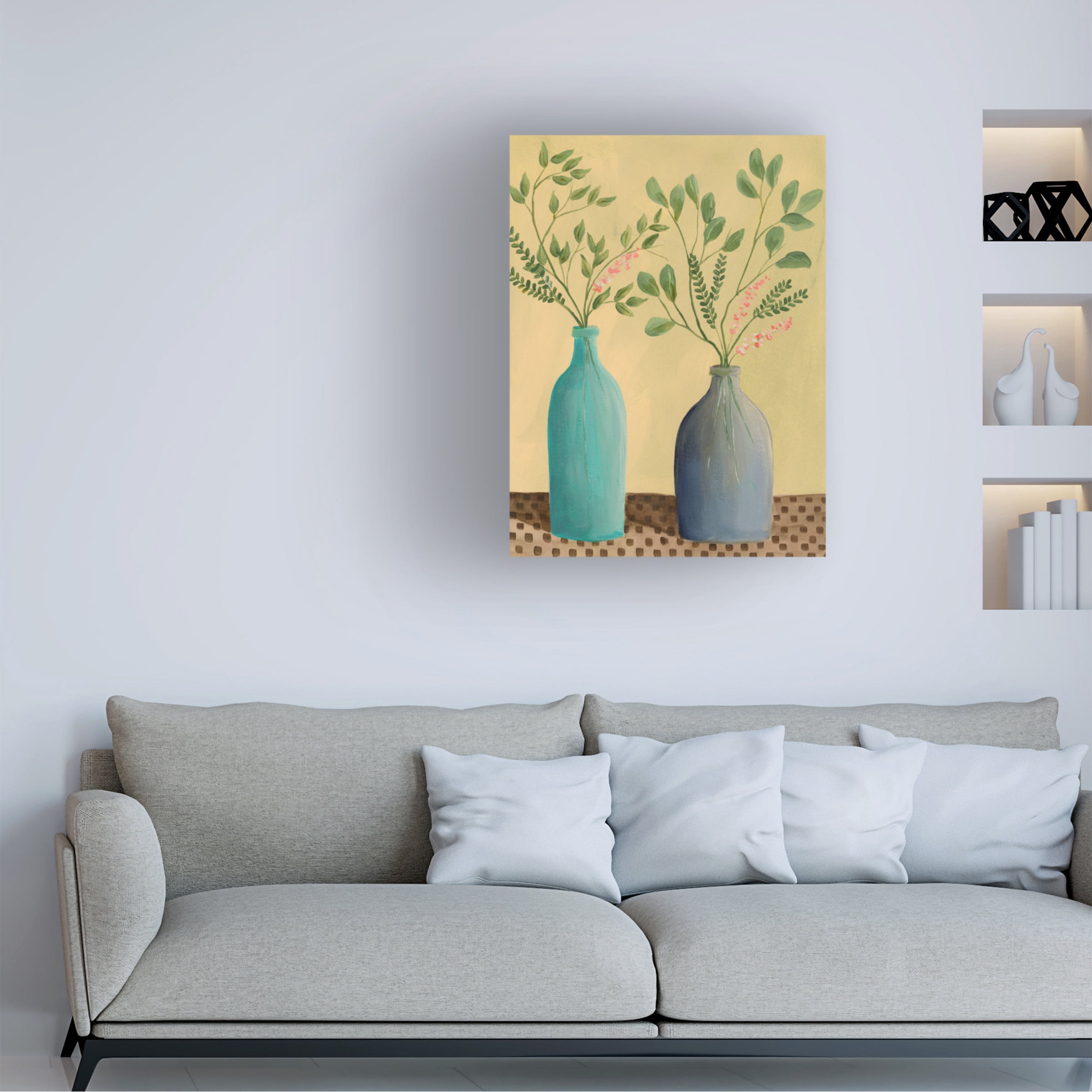 Regina Moore 'Bottle Vignette II' Canvas Art