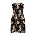 thumbnail image 2 of Hrsba Kids Summer Dress,Casual Sleeveless Dress for Girls,Fashionable Full-print Children's Round-neck Sleeveless Dress With Pockets For Middle And Large Children, 2 of 5