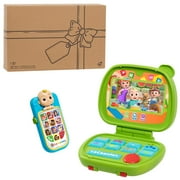 Cocomelon ELA Set, Sing and Learn Laptop and Play Phone, Toddler Toys for Ages 18 Months+