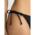 thumbnail image 5 of Time and Tru Women's and Women's Plus Ribbed Side Tie Bikini Swim Bottoms, Sizes XS-2X, 5 of 5