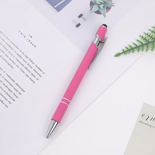 Feltree Aluminum Rod Pen Spray Adhesive Click Pen -use Screen Business Student Writing Pen 10pc 10ml